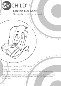 Manual MyChild Chilton Car Seat