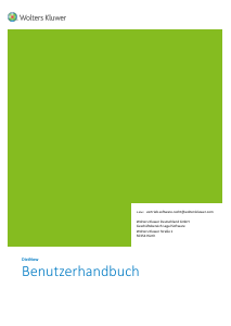 Bedienungsanleitung Wolters Kluwer DictNow 8.7.100
