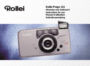 Manual Rollei Prego 115 Camera