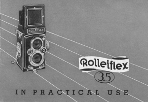 Manual Rollei Rolleiflex 3.5 Camera