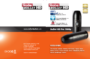 Manual Rollei Bullet HD Pro 1080P Action Camera