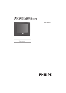 Manual Philips 14PT2407 Television