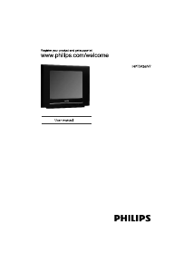 Manual Philips 14PT3426 Television