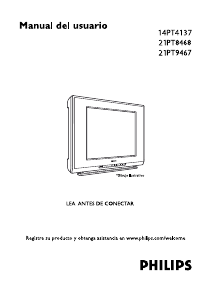 Manual de uso Philips 14PT4137C Televisor