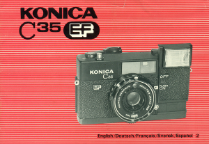 Bedienungsanleitung Konica C35 EF Kamera