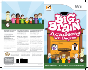 Manual Nintendo Wii Big Brain Academy - Wii Degree