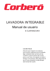 Manual de uso Corberó E-CLAMI8421INV Lavadora