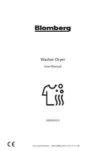 Manual Blomberg LRI2854310 Washer-Dryer