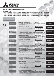 Manuale Mitsubishi MSZ-EF22VEB Condizionatore d’aria