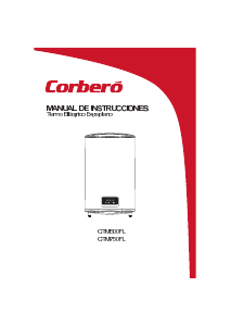 Manual de uso Corberó CTM500FL Calentador de agua