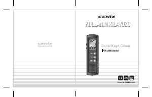 Kullanım kılavuzu Cenix VR-A90J Ses kaydedici