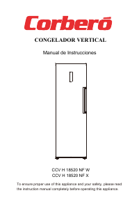 Manual Corberó CCVH18520NFW Freezer