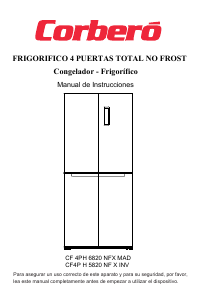 Manual Corberó CF4PH5820NFXINV Fridge-Freezer
