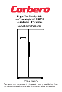 Handleiding Corberó CFSBSH628NFX Koel-vries combinatie