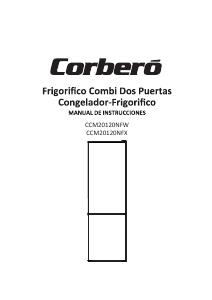 Handleiding Corberó CCM20120NFX Koel-vries combinatie