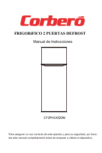 Manual de uso Corberó CF2PH14320W Frigorífico combinado