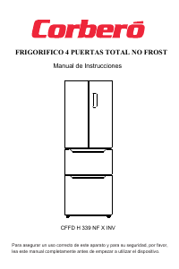 Manual Corberó CFFDH339NFXINV Fridge-Freezer