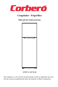 Manual de uso Corberó CF2PH16719W Frigorífico combinado