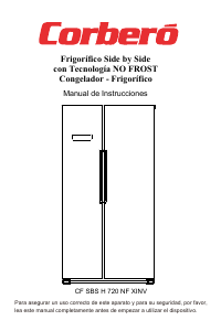 Manual Corberó CFSBSH720NFXINV Fridge-Freezer