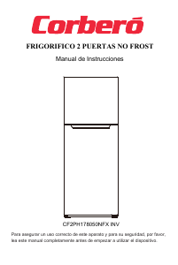 Manual Corberó CF2PH178050NFXINV Fridge-Freezer