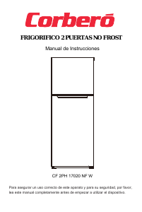 Manual de uso Corberó CF2PH17020NFW Frigorífico combinado