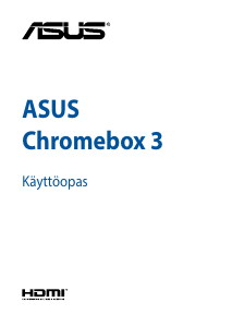 Käyttöohje Asus Chromebox 3 Pöytätietokone