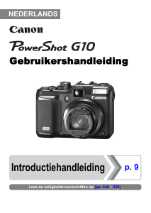 Handleiding Canon PowerShot G10 Digitale camera