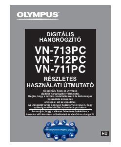 Használati útmutató Olympus VN-711PC Hangrögzítő