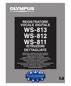 Manuale Olympus WS-813 Registratore vocale