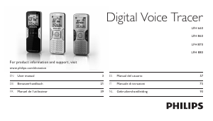 Manuale Philips LFH0660 Voice Tracer Registratore vocale