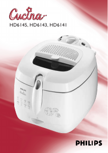 Használati útmutató Philips HD6143 Cucina Olajsütő