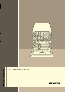 Manual de uso Siemens SC76M530EU Lavavajillas