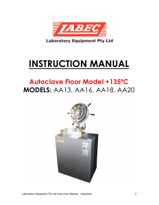 Manual Labec AA13 Autoclave