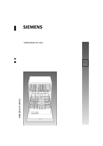 Manual Siemens SE20T290EU Dishwasher