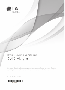 Bedienungsanleitung LG DP930H DVD-player