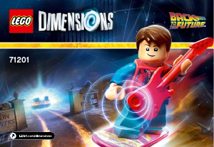 Manual de uso Lego set 71201 Dimensions Back to the future level pack