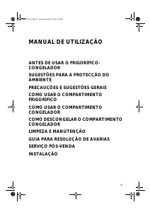 Manual Whirlpool ARC 5441 Frigorífico combinado