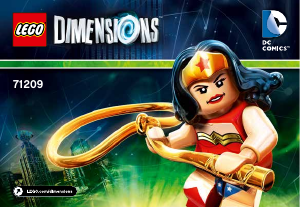 Manual de uso Lego set 71209 Dimensions Wonder Woman fun pack