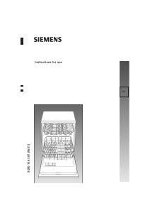 Manual Siemens SE24M260EU Dishwasher