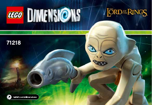 Brugsanvisning Lego set 71218 Dimensions Gollum fun pack