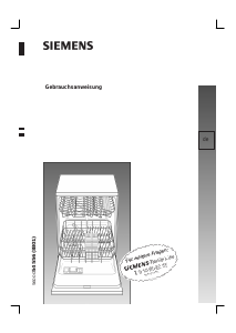 Bedienungsanleitung Siemens SE25A960 Geschirrspüler