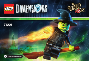 Mode d’emploi Lego set 71221 Dimensions Pack héros Wicked Witch