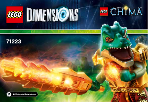 Manual de uso Lego set 71223 Dimensions Cragger fun pack