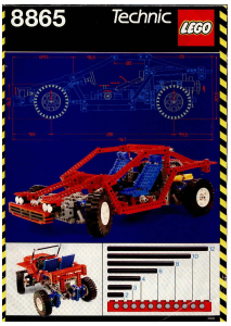 Bruksanvisning Lego set 8865 Technic Testbil
