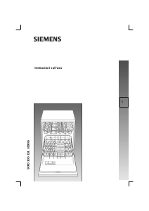 Manuale Siemens SE34E550II Lavastoviglie