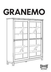 Hướng dẫn sử dụng IKEA GRANEMO Tủ trưng bày