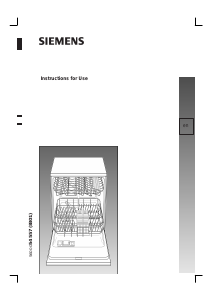 Handleiding Siemens SE53A530 Vaatwasser