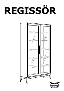 Használati útmutató IKEA REGISSOR (118x38) Vitrin