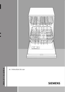 Manual Siemens SE65E330EU Dishwasher