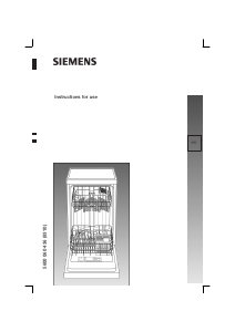 Manual Siemens SF25A061EU Dishwasher